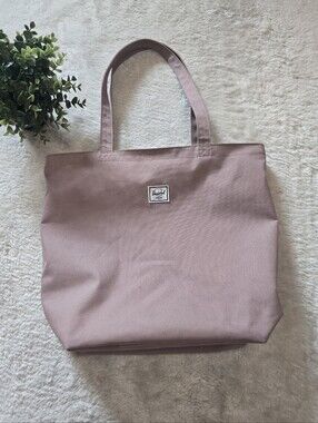 Herschel Supply Co Rose Pink Preppy Utility Zipper Tote Bag